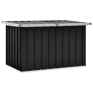 vidaXL Bo&icirc;te de rangement de jardin Anthracite 109x67x65 cm