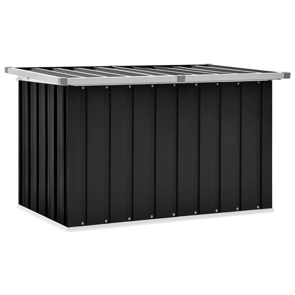 vidaXL Bo&icirc;te de rangement de jardin Anthracite 109x67x65 cm