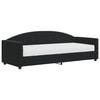 vidaXL Lit de jour avec matelas noir 80x200 cm velours