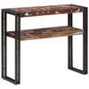 vidaXL Table console 90x30x75 cm Bois de récupération massif