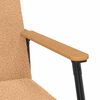 vidaXL fauteuil Beige 59 x 75 x 78 cm
