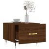 vidaXL Table basse Chêne marron 50x50x40 cm Bois d'ingénierie