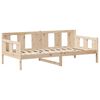 vidaXL Lit de jour avec toit sans matelas 90x200 cm bois massif