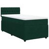 vidaXL Sommier &agrave; lattes de lit avec matelas Vert fonc&eacute; 90x190 cm