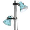 vidaXL Lampadaire 25 W bleu délavé 25x25x90/140 cm E27
