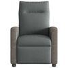 vidaXL Fauteuil inclinable &eacute;lectrique Gris fonc&eacute; Tissu