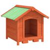 vidaXL Chenil marron 65x65x61,5 cm bois de pin solide