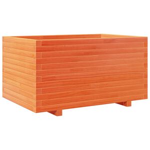 vidaXL Jardini&egrave;re cire marron 90x60x49,5 cm bois de pin massif