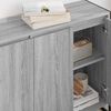vidaXL Meuble d'appoint Gris Sonoma 96,5 x 30 x 75 cm