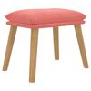 vidaXL Repose-pied Rose 45x29,5x35 cm Velours