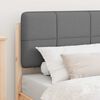 vidaXL Cadre de lit avec t&ecirc;te de lit rembourr&eacute;e Gris clair