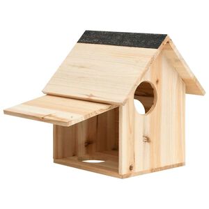 vidaXL Maison pour &eacute;cureuils Bois de sapin massif 26x25x29 cm
