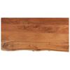 vidaXL Dessus de table 80x40x2,5 cm rectangulaire bois massif acacia