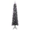 vidaXL Sapin de No&euml;l artificiel Vert 210 cm PVC, plastique et acier