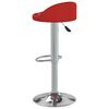 vidaXL Tabouret de bar Rouge bordeaux Similicuir