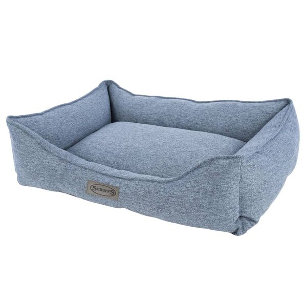 Scruffs Lit pour animaux de compagnie Manhattan Bleu denim M