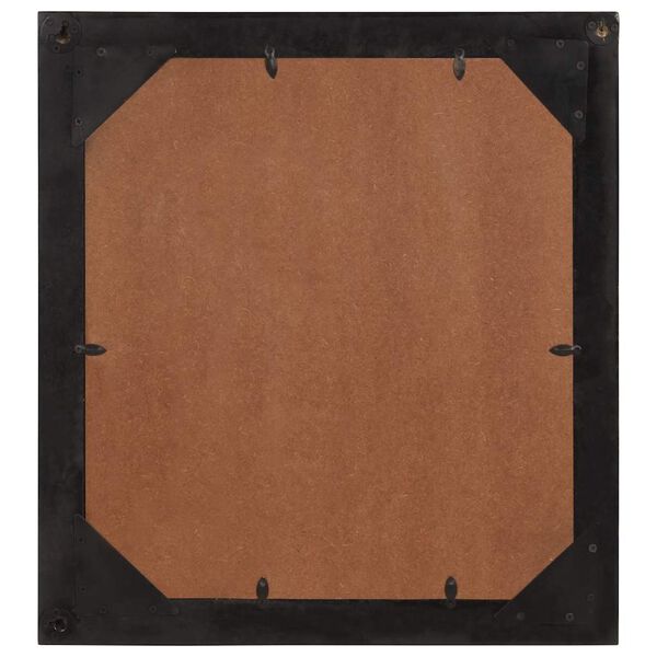 vidaXL Miroir de salle de bain 55x1x60cm verre et bois massif manguier