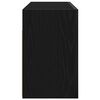 vidaXL Armoire murale de bain noir 80x25x40 cm bois d'ing&eacute;nierie