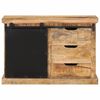 vidaXL Buffet 80x30x55 cm bois de manguier brut massif