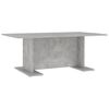 vidaXL Table basse gris béton 103,5x60x40 cm bois d'ingénierie