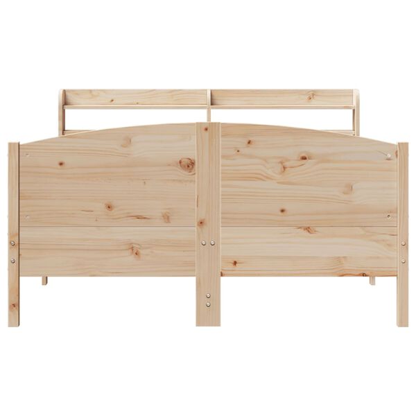 vidaXL Cadre de lit sans matelas 140x190 cm bois de pin massif