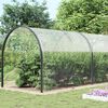 vidaXL B&acirc;che transparente avec &oelig;illets 6x12 m PVC