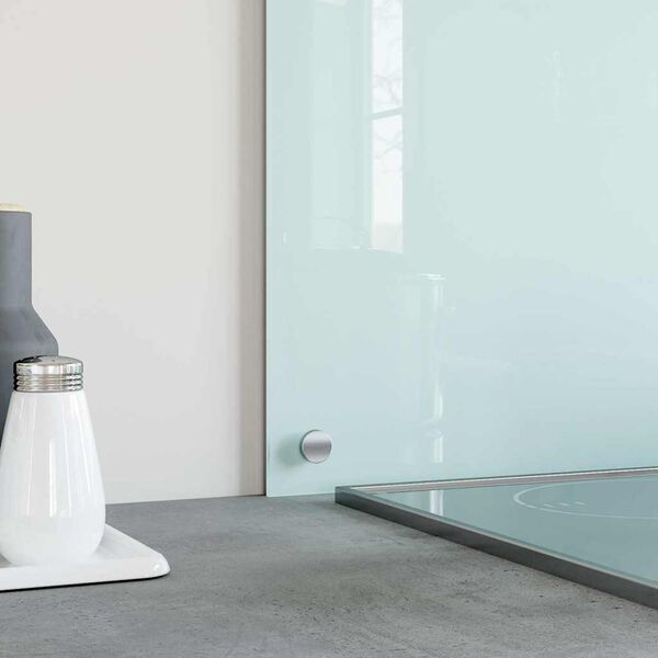 vidaXL Dosseret de cuisine Blanc 90x50 cm Verre tremp&eacute;