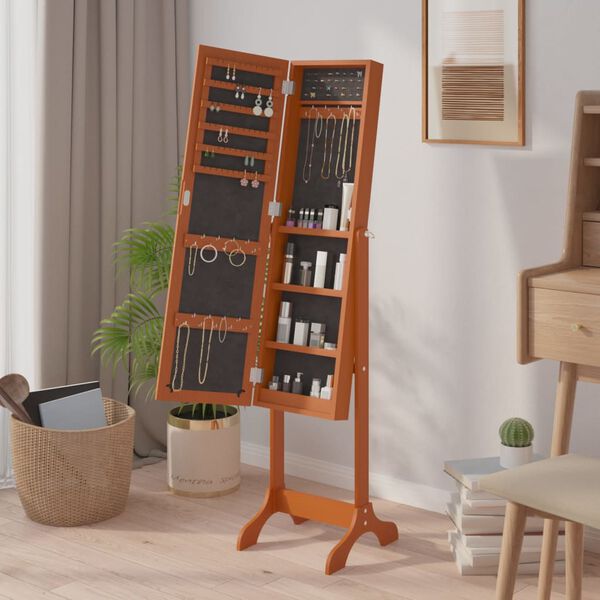 vidaXL Miroir sur pied 34x37x146 cm