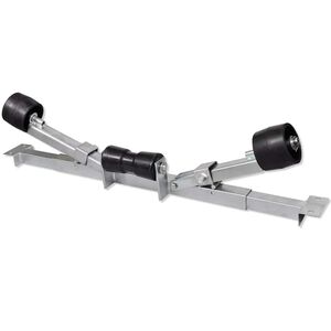 vidaXL Support inf&eacute;rieur de remorque de bateau avec rouleaux