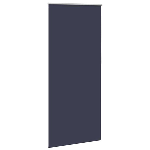 vidaXL Store enrouleur occultant 124,4 x 230 cm, largeur du tissu 120 cm, coloris marine