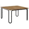vidaXL Table basse Ch&ecirc;ne artisanal 100 x 100 x 45 cm Bois d'ing&eacute;nierie