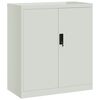 vidaXL Classeur gris clair 79x40x90 cm acier