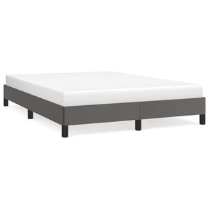 vidaXL Cadre de lit sans matelas gris 140x200 cm similicuir
