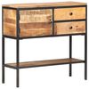 vidaXL Buffet 85x30x80 cm Bois de manguier brut
