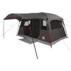 vidaXL Tente tunnel Marron Gris 427 x 305 x 205 cm Polyester et Acier