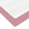 vidaXL Cadre de lit ottoman avec matelas rose 80x200 cm velours