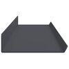 vidaXL &Eacute;tag&egrave;re flottante 4 pcs Anthracite 100 x 9 x 2,5 cm Acier
