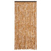 vidaXL Moustiquaire Ocre et blanc 90x220 cm Chenille