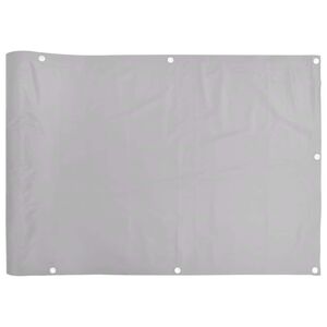 vidaXL &Eacute;cran d'intimit&eacute; de balcon gris 400x120 cm PVC