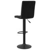 vidaXL Tabouret de bar Noir Velours