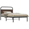 vidaXL Cadre de lit sans matelas 100x190 cm ch&ecirc;ne marron