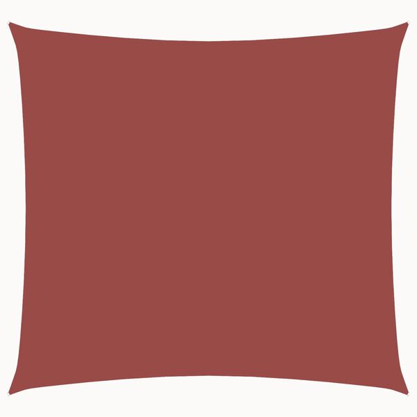 vidaXL Voile de parasol tissu oxford carré 6x6 m terre cuite