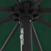vidaXL Parasol de jardin Vert et Noir 395 x 395 x 245 cm