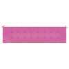 vidaXL Coussin de banc de jardin rose 200x50x4 cm tissu
