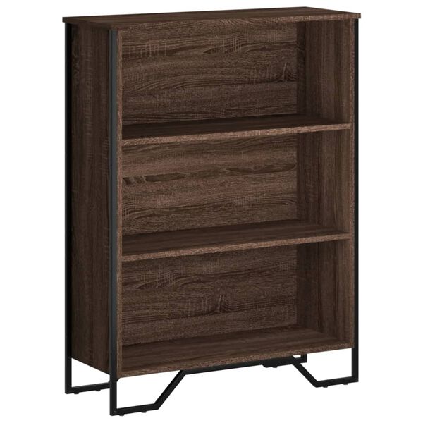 vidaXL Biblioth&egrave;que ch&ecirc;ne marron 80x31x106 cm bois d'ing&eacute;nierie