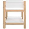 vidaXL Tables de chevet 2 pcs Blanc 42x38x45 cm Bois d&rsquo;ing&eacute;nierie
