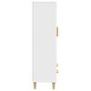 vidaXL Buffet haut Blanc 70x31x115 cm Bois d'ing&eacute;nierie