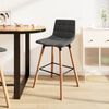 vidaXL Tabouret de bar Gris clair Tissu