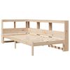 vidaXL Lit biblioth&egrave;que sans matelas 75x190 cm bois de pin massif