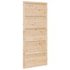 vidaXL Porte de grange 80 x 2,5 x 208 cm Bois de pin massif Naturel